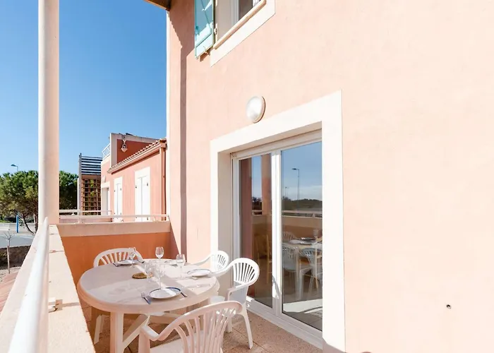 Апартаменты T4 Duplex 6 Pers, Balcon, Garage - - Fr-1-409-50 Нарбонн-Пляж